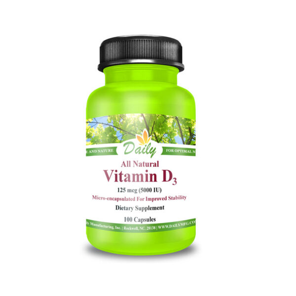 Daily Manufacturing - Vitamin D3-5000