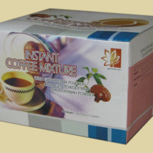 Instant Coffee Mixture - 15 Count - For Healthy Hair Skin & Nails with Ganoderma, Collagen and Kacip Fahtima