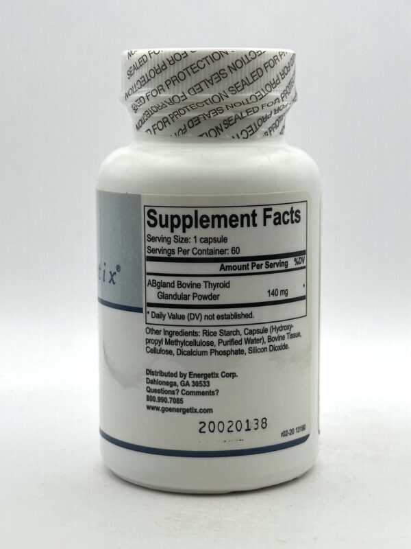 Energetix - ThyroForce - 60 Capsules - Image 2